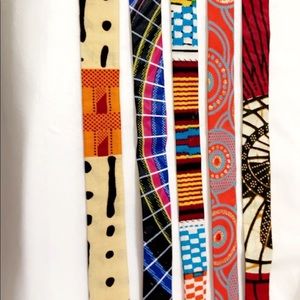 African fabric Chuck Necklaces